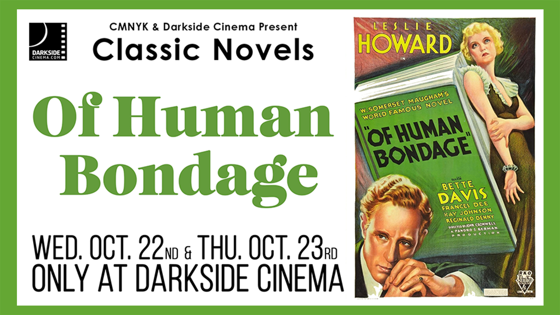 OF HUMAN BONDAGE (1934)